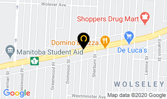 Peguis Student Counselling Services in Winnipeg map