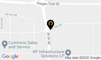Peigan Trail Storage in Calgary map