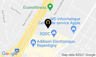 Pelco Canada Inc in L'Assomption map
