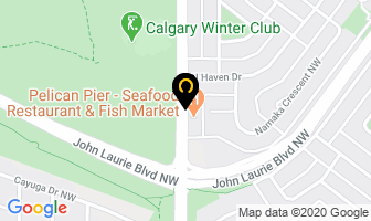 Pelican Pier Fish Market in Calgary map