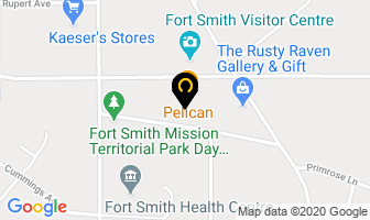Pelican Rapids Inn in Fort Smith map