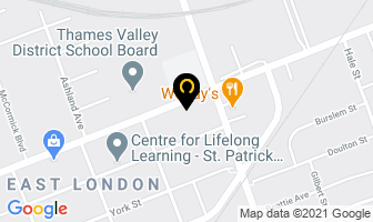 Pellow Bruce Dr in London map