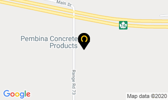 Pembina Concrete Products Ltd in Chambly map