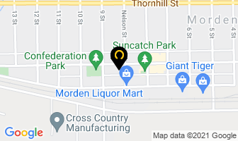 Pembina Counselling Centre in Morden map