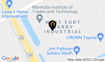 Pembina Trails School Division Transportation Dispatch in Winnipeg map