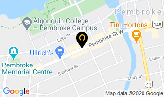 Pembroke Trophy Centre in Pembroke map