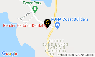 Pender Harbour Dental in Madeira Park map