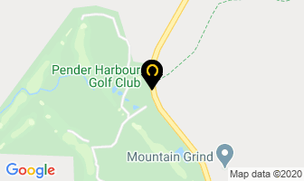 Pender Harbour Golf Club in Madeira Park map