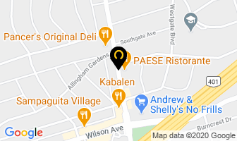 Penguin Event Staffing in Orillia map