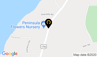 Peninsula Flowers Nursery in North Saanich map