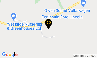 Peninsula Ford Lincoln in Owen Sound map