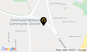 Peninsula Mission Community Church in Sidney map