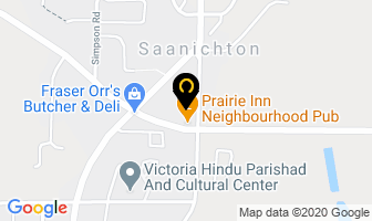 Peninsula Pizza in Saanichton map