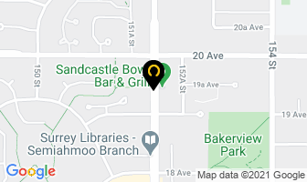 Peninsula Property Management Rental Line in Surrey map