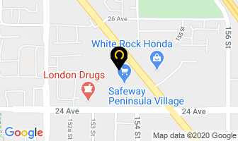 Peninsula Village Chiropractic in Surrey map