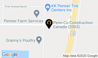 Penn-Co Construction Canada (2003) Ltd in Division No. 22 map