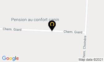 Pension Au Confort Canin in Leduc map