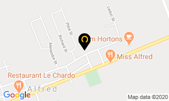 Pension Du Bonheur in Alfred map
