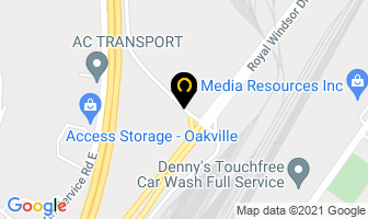Penske Logistics in Oakville map