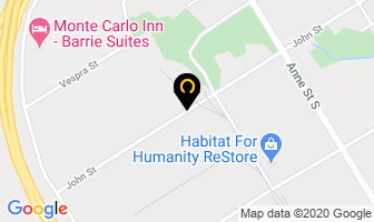 Penske Truck Leasing in Barrie map