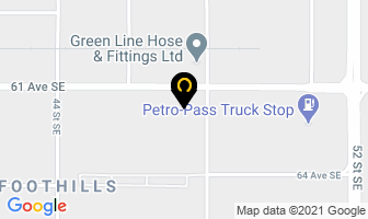 Penske Truck Rental in Calgary map