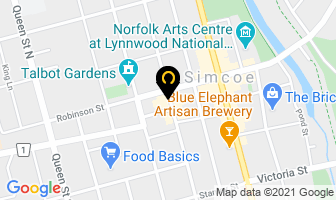 Peoples Ministry Thrift Shop in Simcoe map
