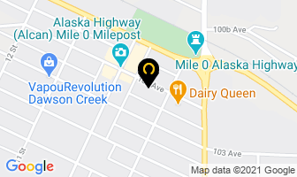 Perfect Images in Dawson Creek map