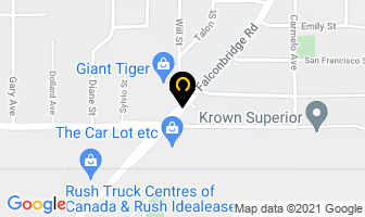 Performance Power Sports in Sudbury map