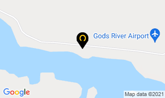Perimeter Aviation Gods River in Division No. 22 map