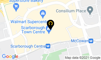 Personal Edge Scarborough Town Centre in Orillia map