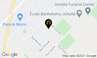 Personnalisation Custom Trip in Joliette map