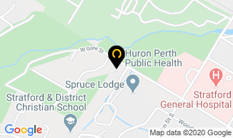 Perth District Health Unit in Stratford map