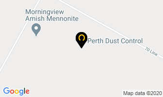 Perth Dust Control in Perth East map