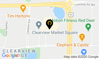 Pet Planet in Red Deer map