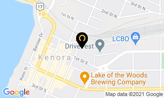 Pet Valu in Kenora map