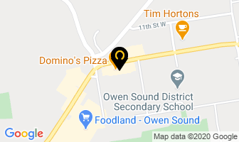 Pet Valu in Owen Sound map