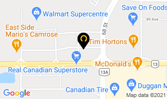 Pet Valu in Camrose map