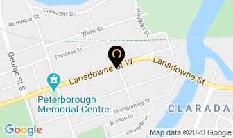 Peterborough Massage Therapy Clinic in Peterborough map