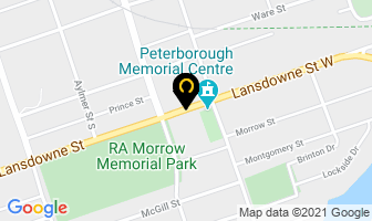 Peterborough Petes Sales in Peterborough map