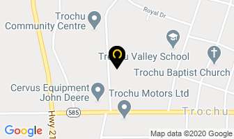 Peterson Auto Body Ltd in Trochu map