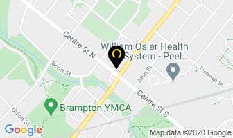 Peterson Legal Services in Brampton map