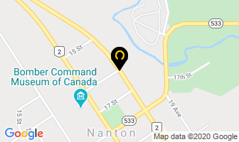 Peterson Mechanical in Nanton map