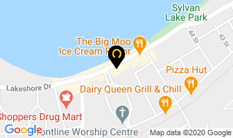 Pete's At The Beach in Sylvan Lake map