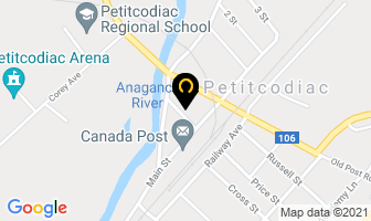 Petitcodiac Public Library in Petitcodiac map
