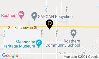 Petro-Canada in Rosthern map