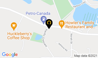 Petro-Canada in Ucluelet map