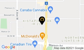 Petro-Canada in Prince Albert map