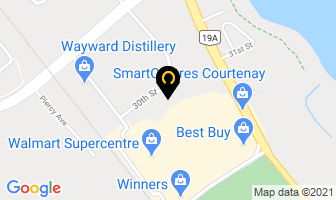 Pets In The City in Courtenay map