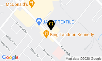 Pfs Fence Inc. in Brampton map