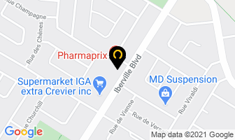 Pharmaprix in L'Assomption map